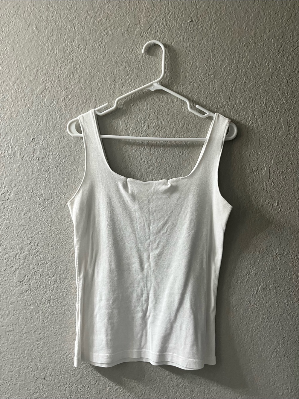 Classic White Tank Top - Up-cycled